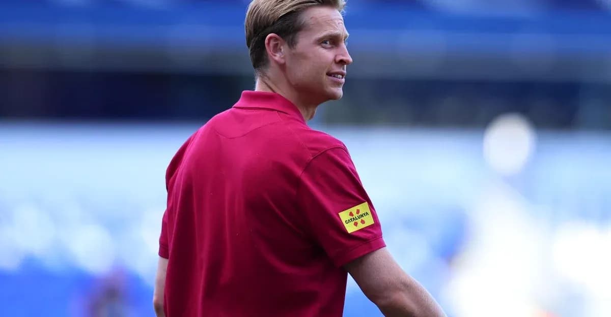Coach wearing red shirt on the field Coach wearing red shirt on the field