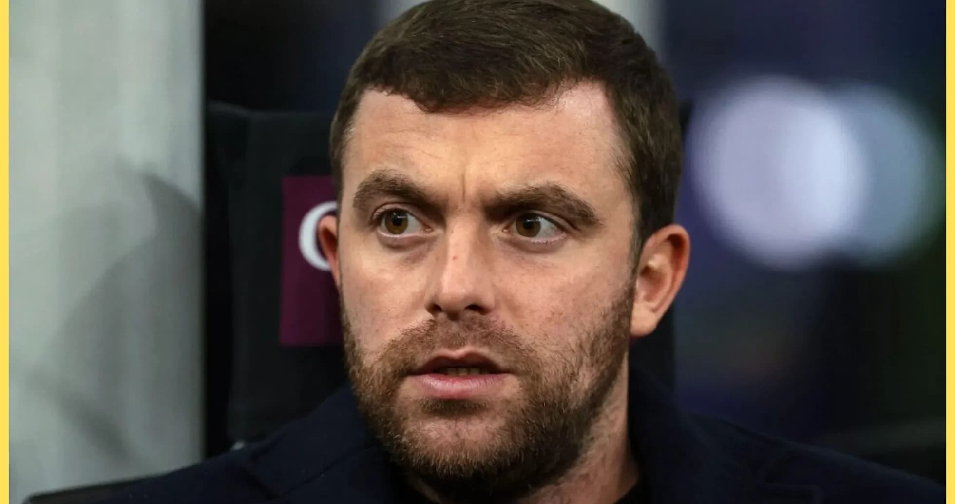 Close-up of a man with a beard looking intently Close-up of a man with a beard looking intently