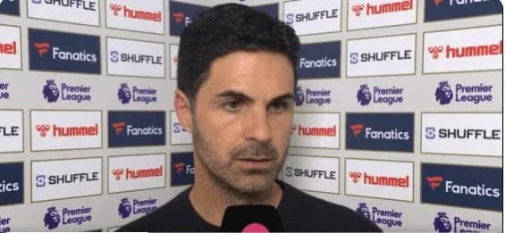 Manager speaking during post-match interview Manager speaking during post-match interview
