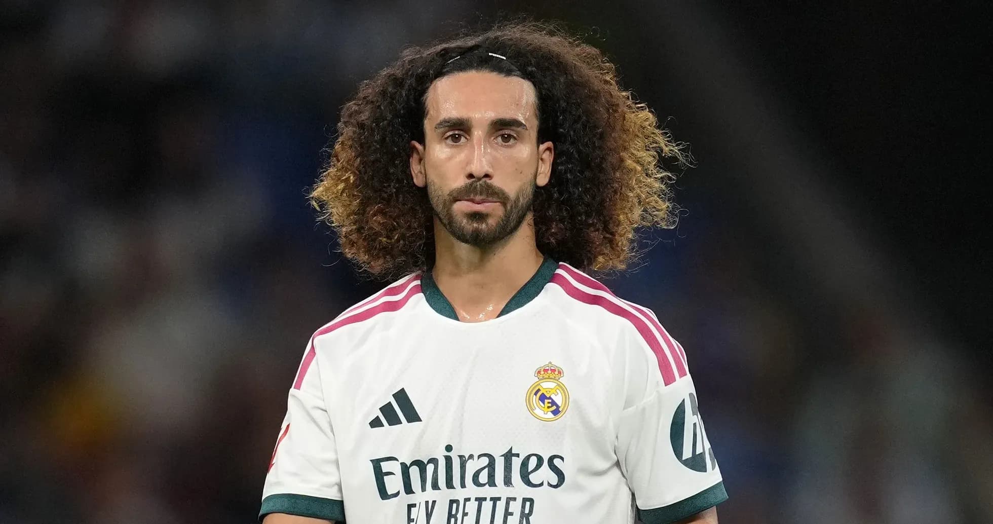 Player in Real Madrid jersey during match Player in Real Madrid jersey during match
