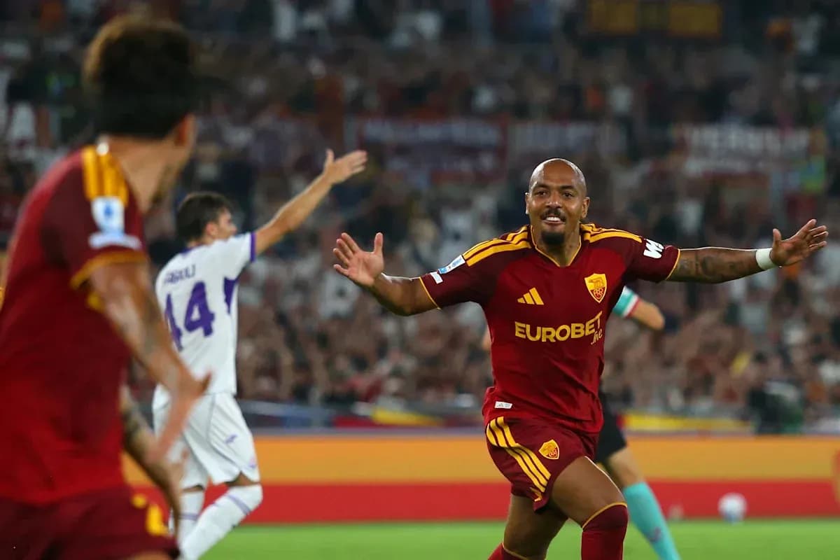Player celebrating a goal during match action Player celebrating a goal during match action