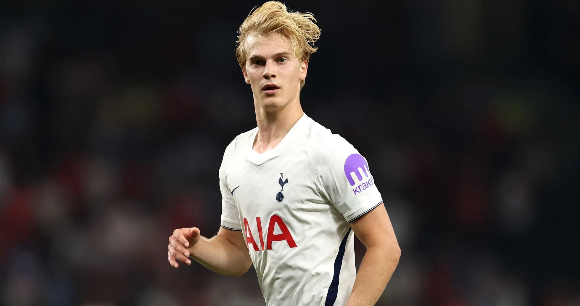 Player wearing Tottenham kit during match action Player wearing Tottenham kit during match action