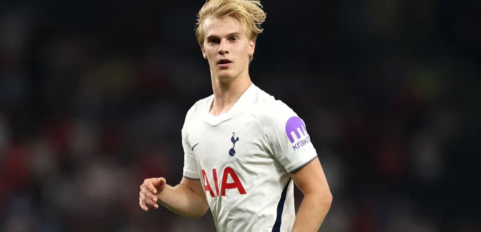 Player wearing Tottenham kit during match action Player wearing Tottenham kit during match action