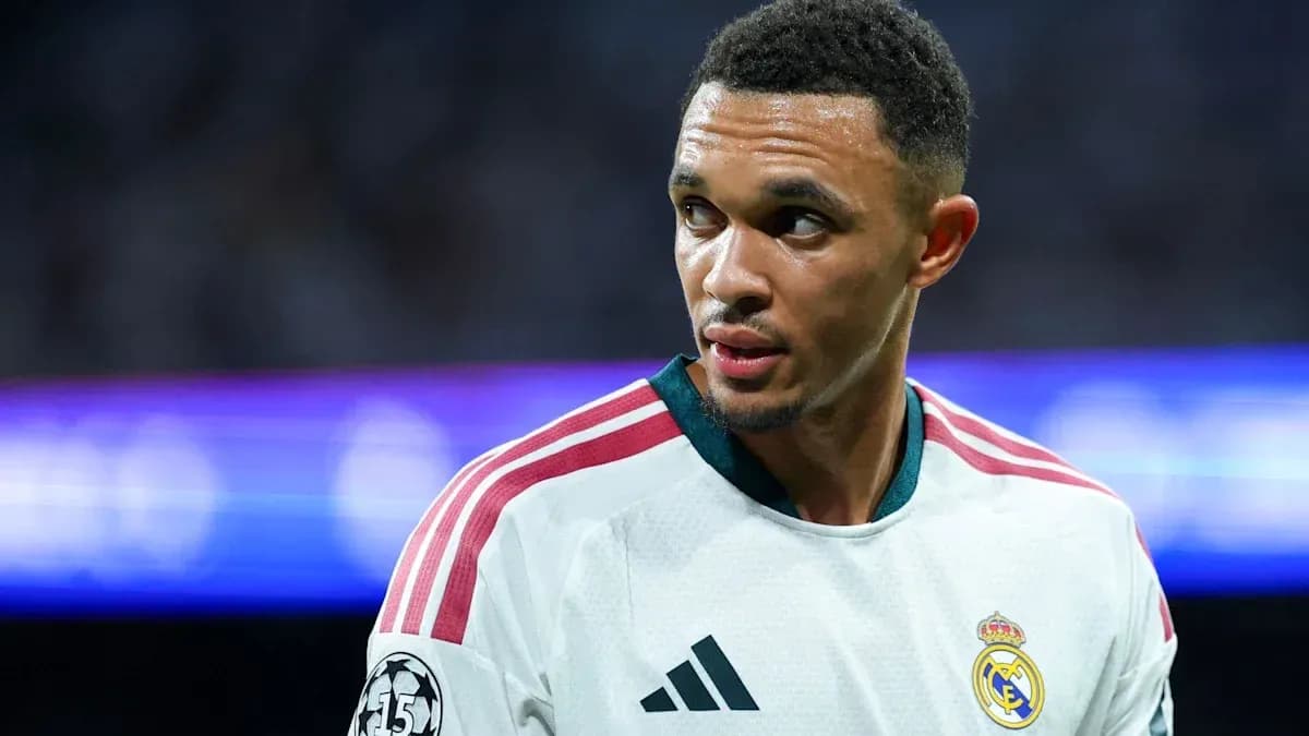 Player in Real Madrid jersey during match Player in Real Madrid jersey during match