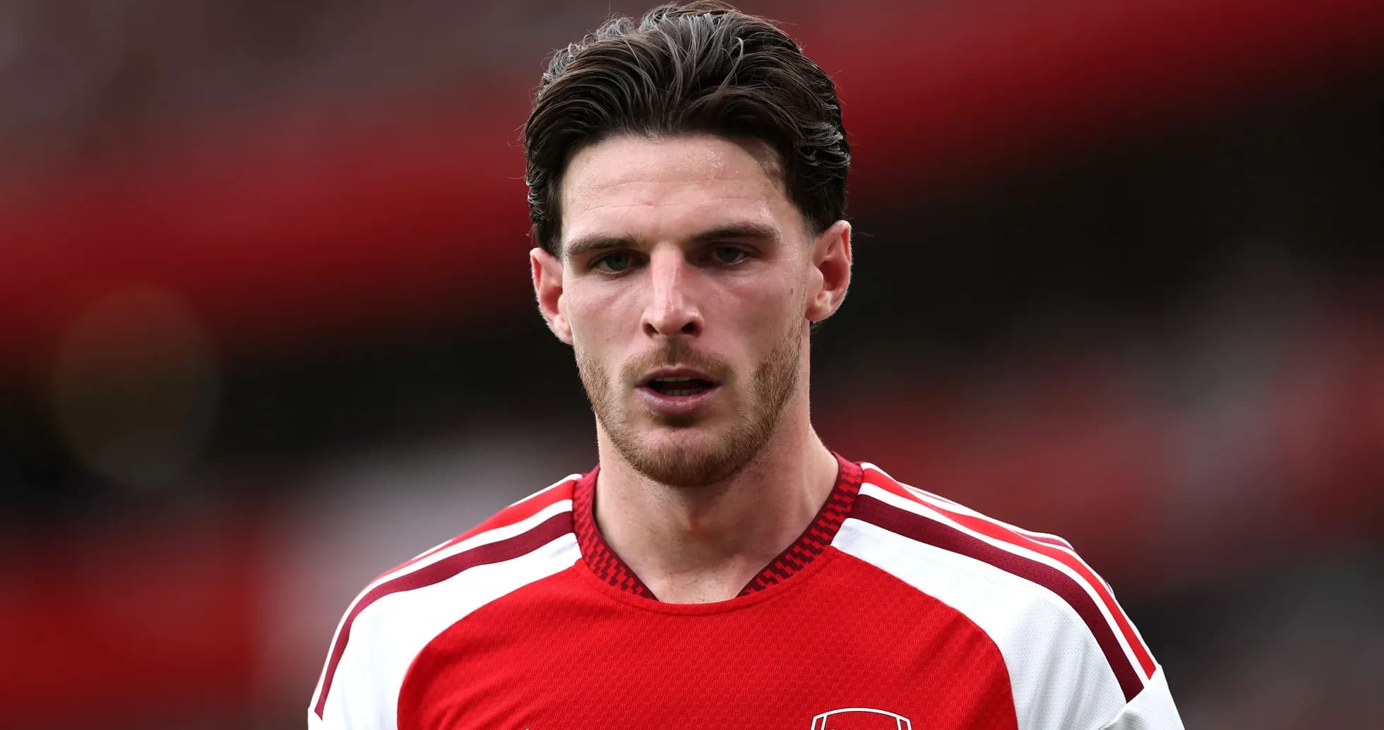 Player in Arsenal jersey during match Player in Arsenal jersey during match