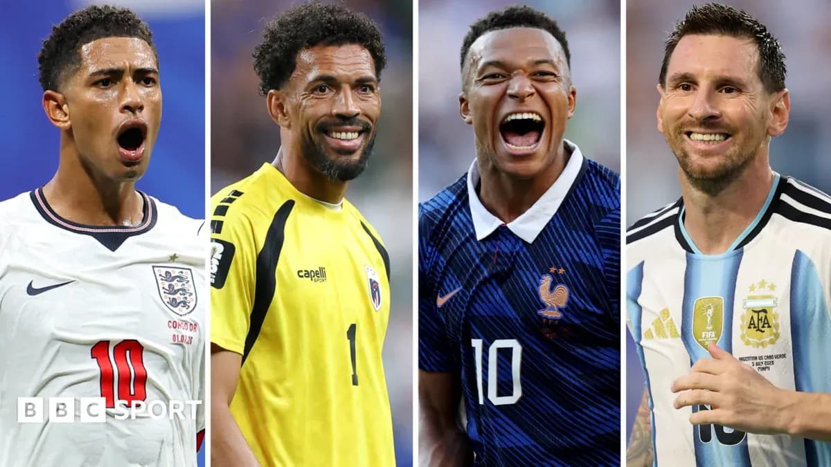 Four football players celebrating during a match Four football players celebrating during a match