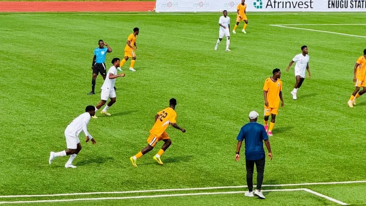 AS Sobemap players during CAF Champions League match AS Sobemap players during CAF Champions League match