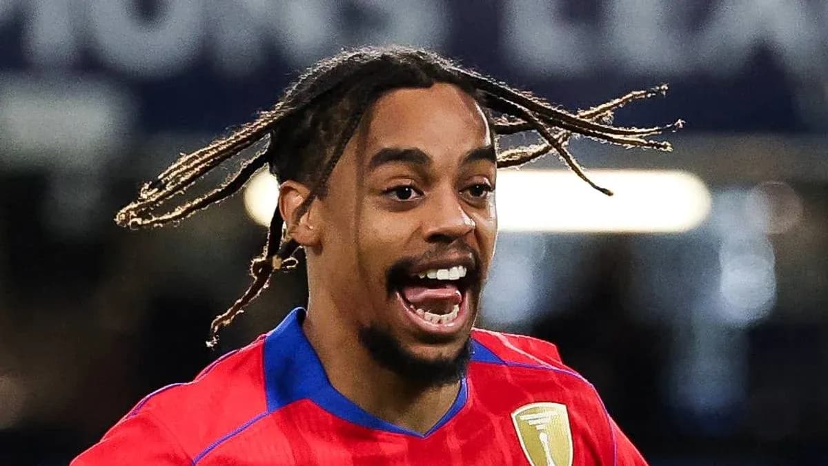 Player celebrating a goal in team jersey Player celebrating a goal in team jersey