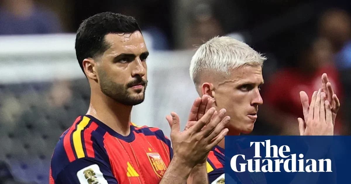 Two Spain players applauding after a match Two Spain players applauding after a match