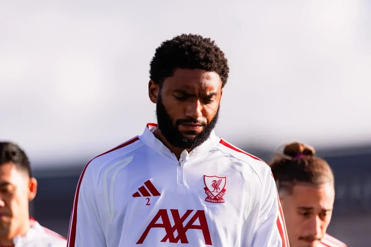 Player in Liverpool kit during team event Player in Liverpool kit during team event