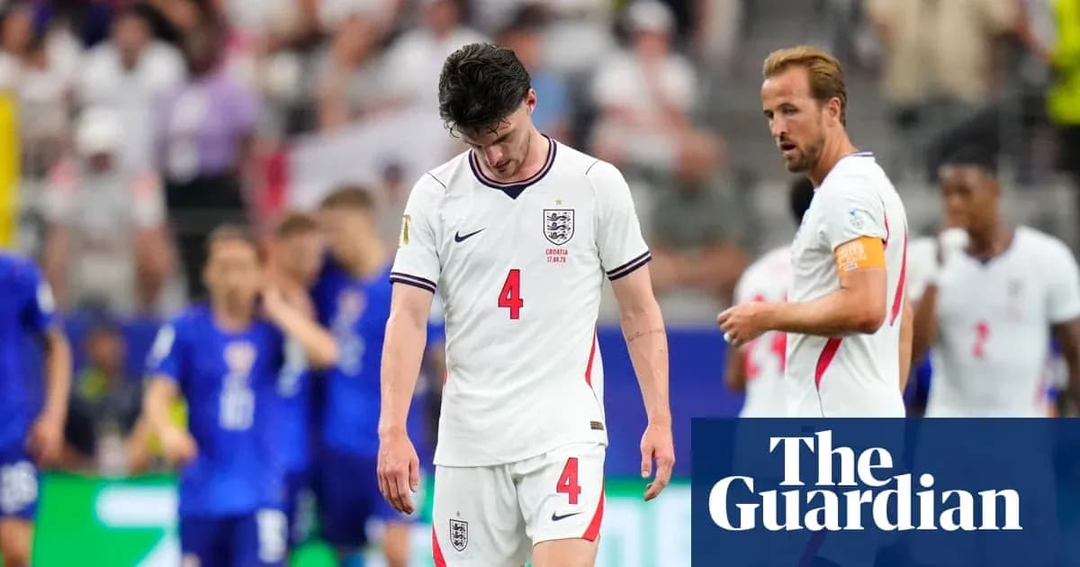 England players walking off the pitch after defeat England players walking off the pitch after defeat