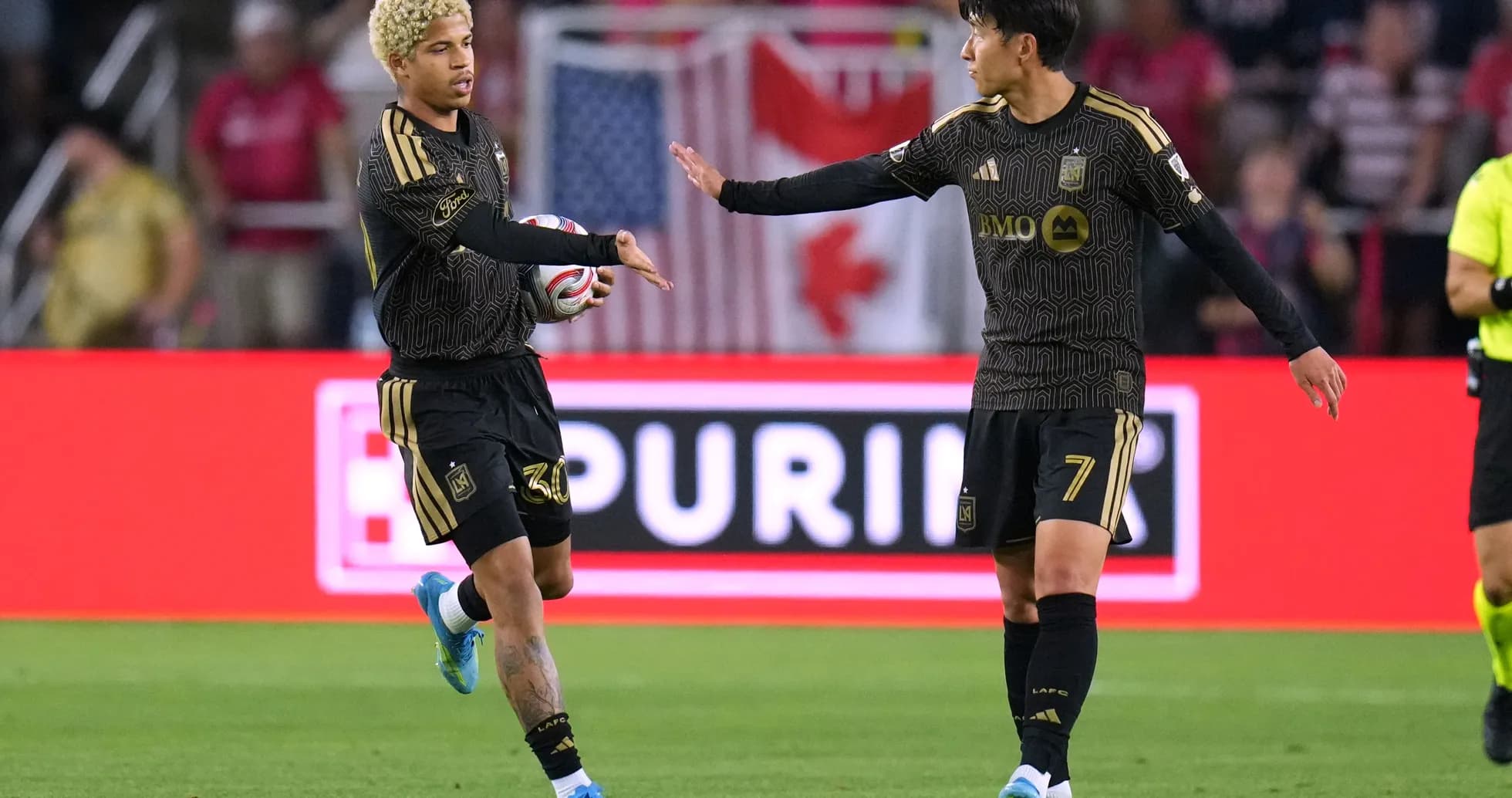 Los Angeles FC II players celebrating a goal Los Angeles FC II players celebrating a goal