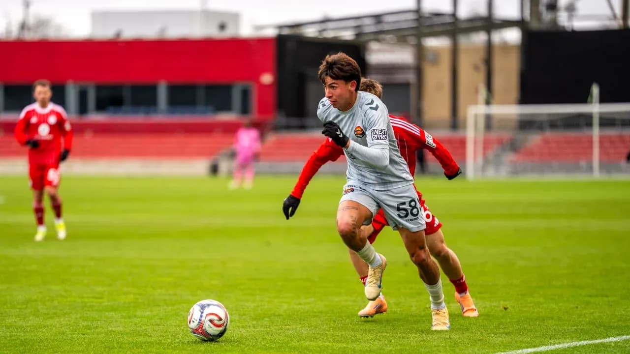 Player in action during Chicago Fire II match Player in action during Chicago Fire II match