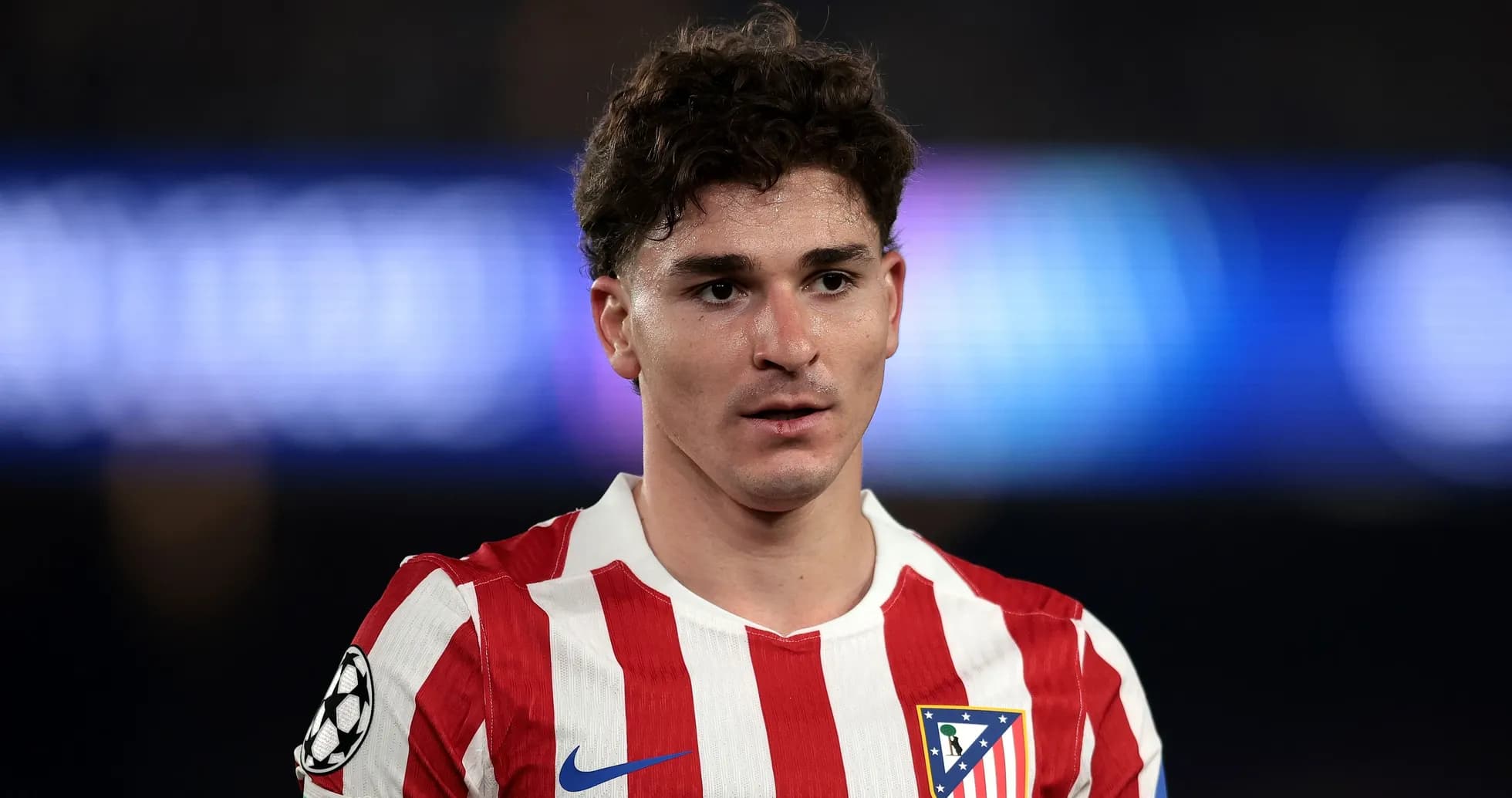 Atletico Madrid player during a match Atletico Madrid player during a match