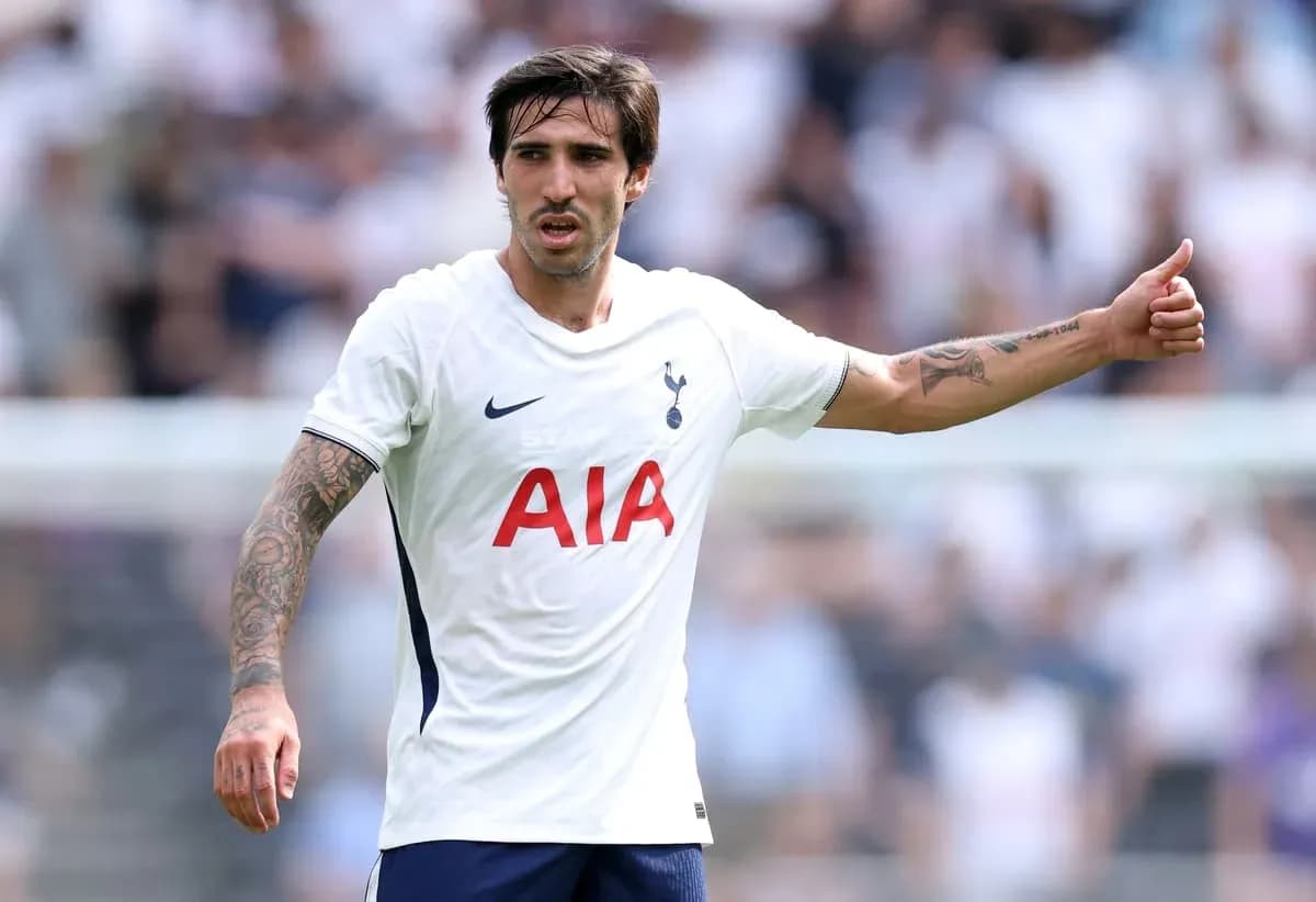 Player gesturing during match while wearing Tottenham kit Player gesturing during match while wearing Tottenham kit