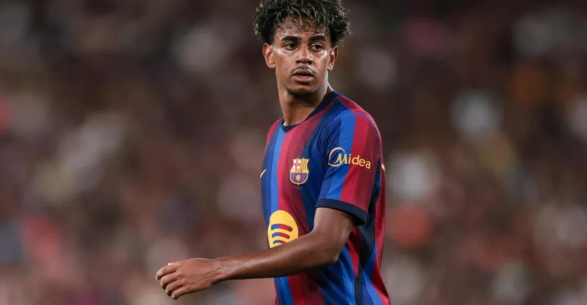 Barcelona player on the pitch during match Barcelona player on the pitch during match