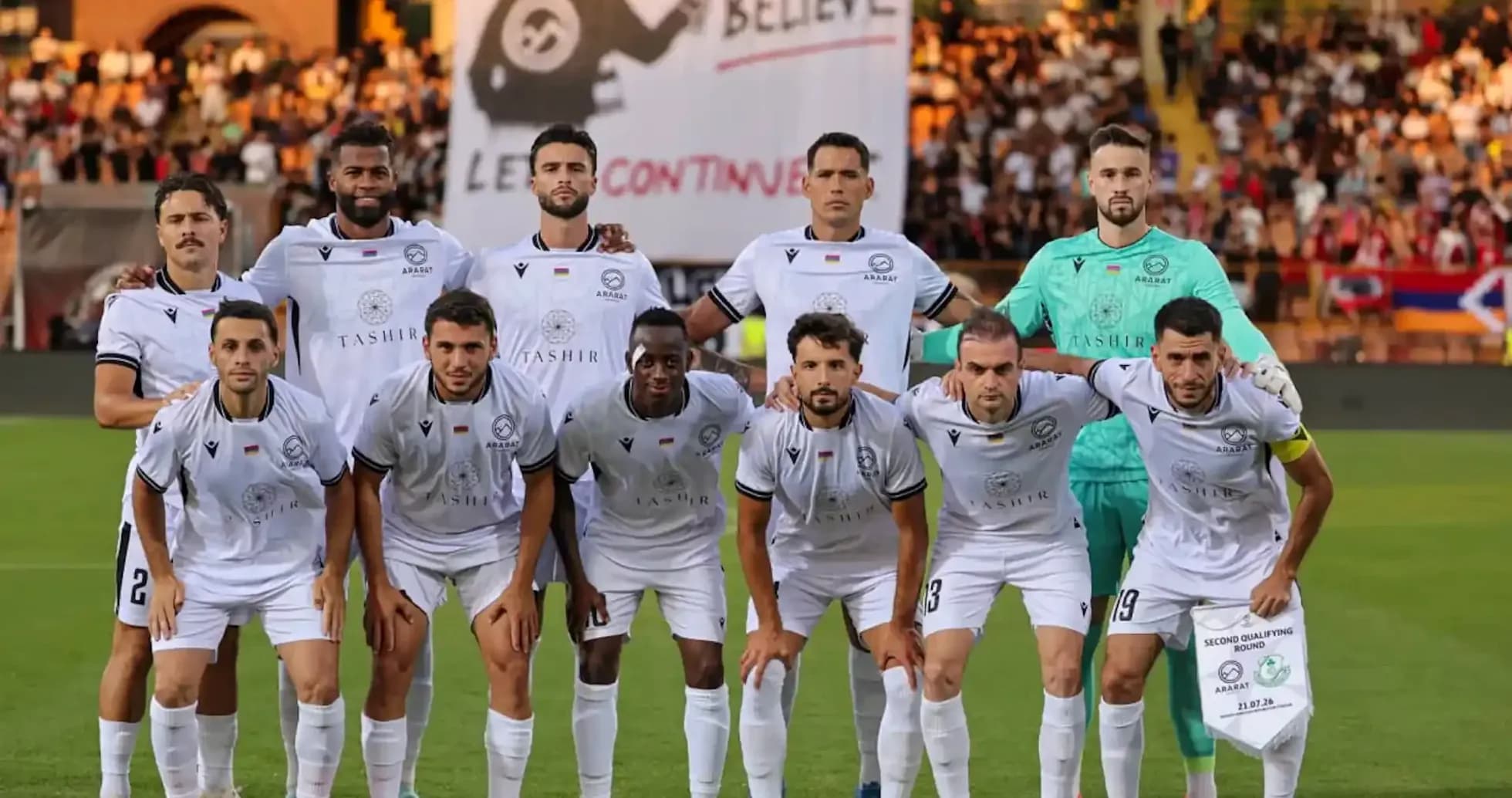 Ararat-Armenia team photo before UEFA match Ararat-Armenia team photo before UEFA match