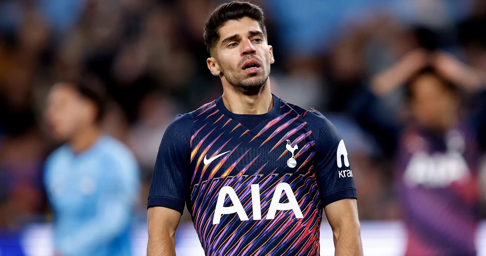 Tottenham player on the pitch during match Tottenham player on the pitch during match
