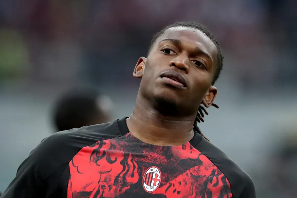 AC Milan player warming up before match AC Milan player warming up before match