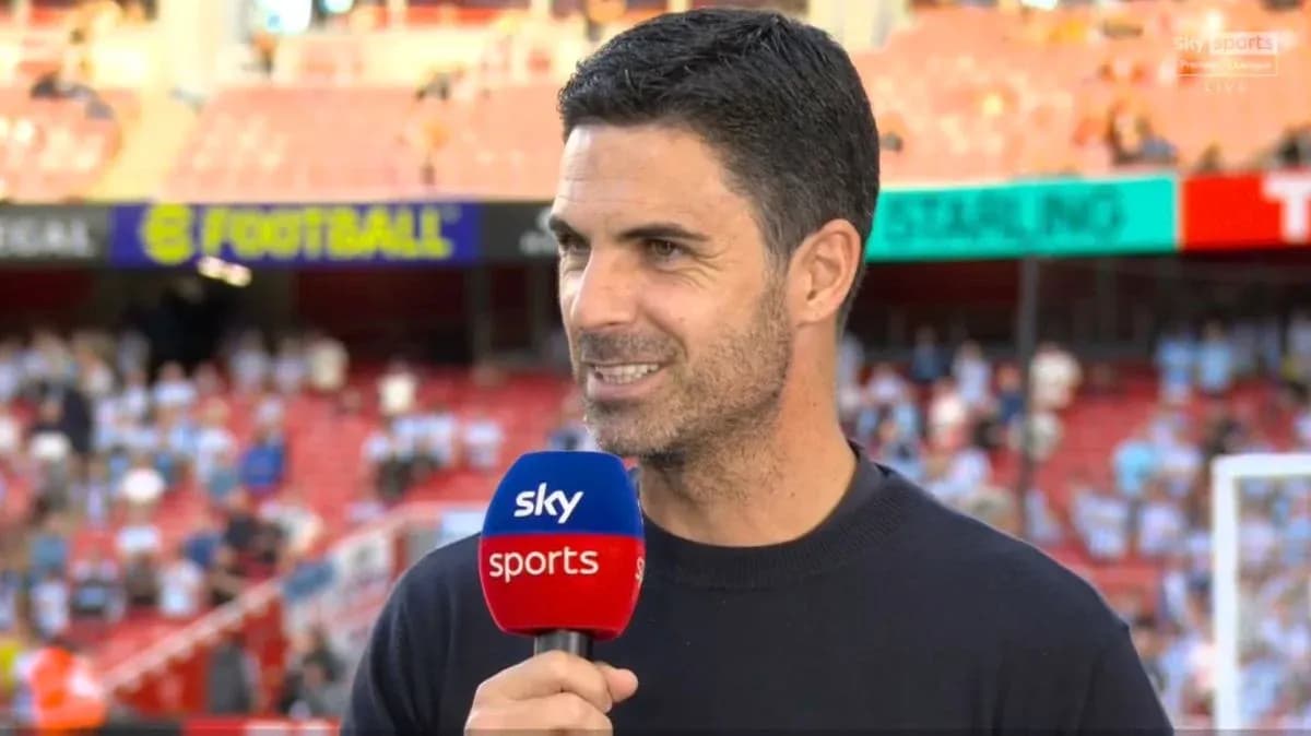 Manager speaking during a pre-match interview Manager speaking during a pre-match interview