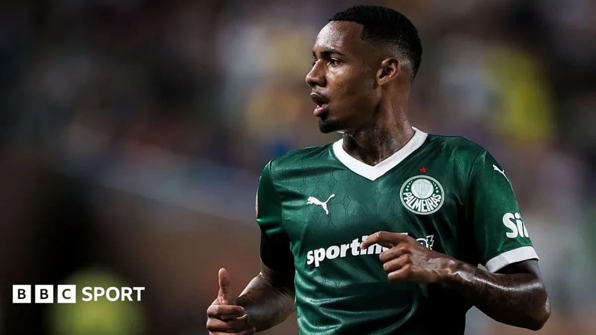 Player in Palmeiras kit gesturing during match Player in Palmeiras kit gesturing during match