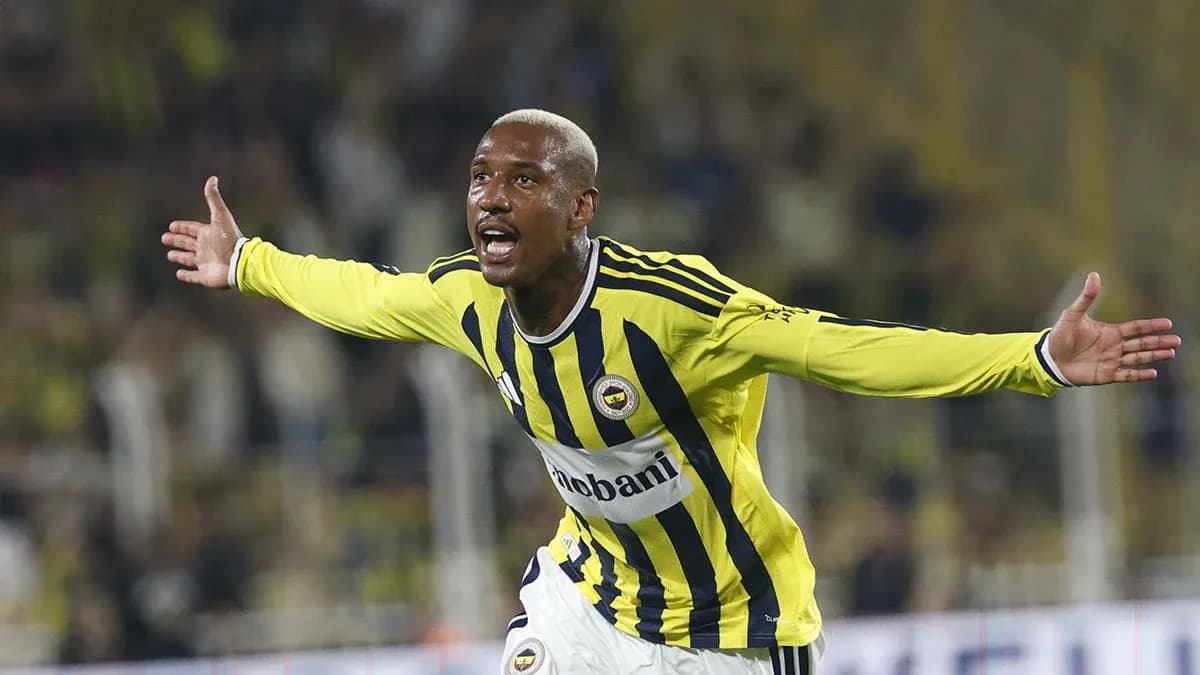 Fenerbahçe player celebrating during UEFA match Fenerbahçe player celebrating during UEFA match