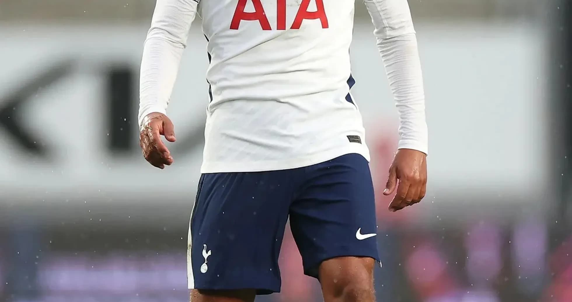 Player wearing Tottenham kit during a match Player wearing Tottenham kit during a match