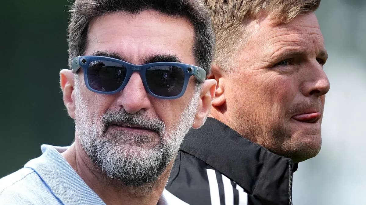 Two coaches observing training session in sunglasses Two coaches observing training session in sunglasses