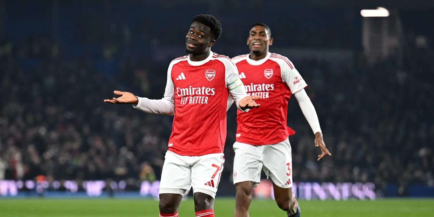 Arsenal players celebrating during match Arsenal players celebrating during match