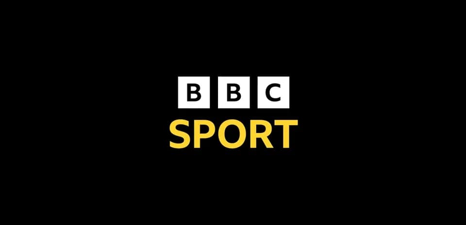 BBC Sport logo on black background BBC Sport logo on black background