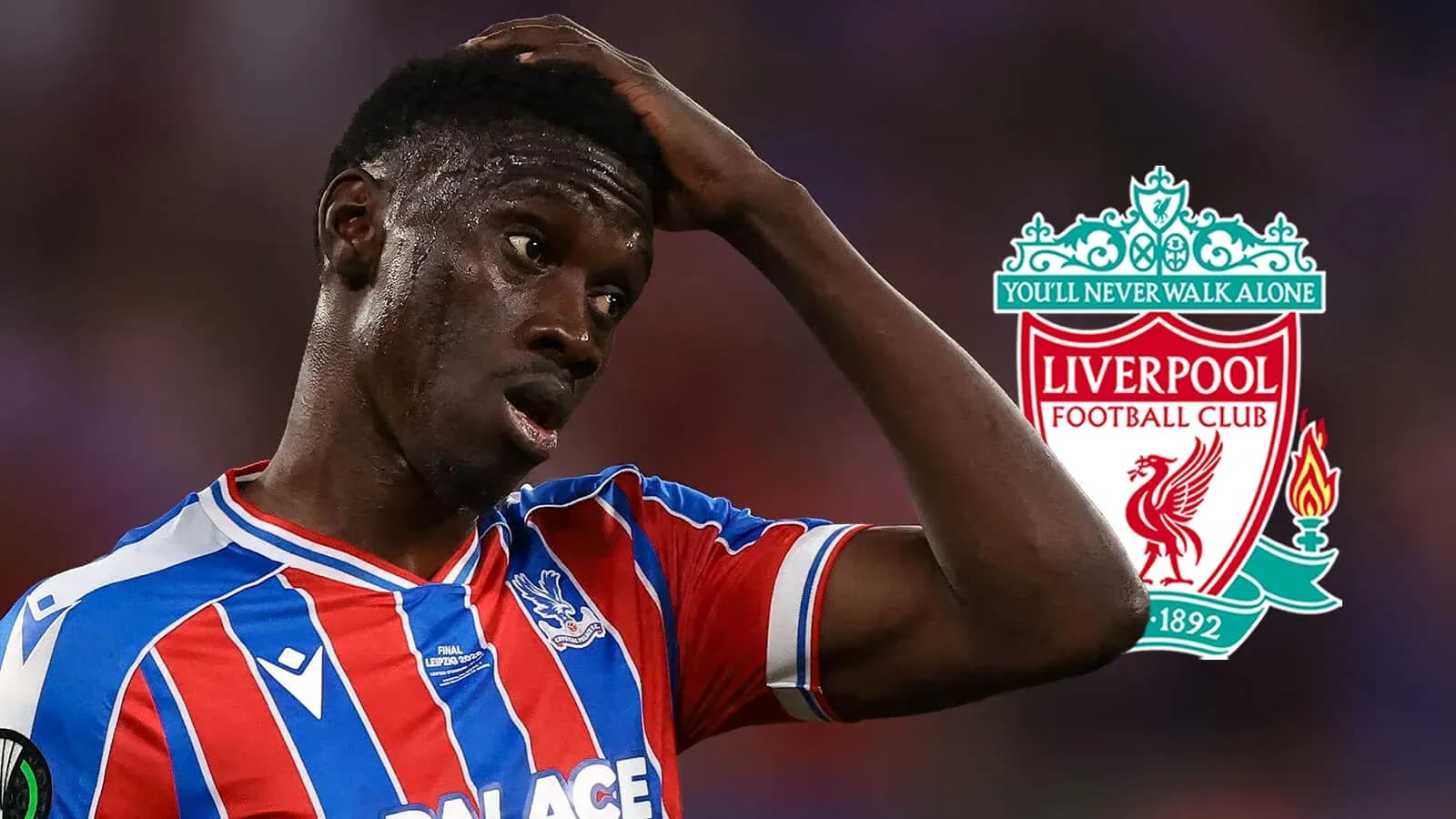 Crystal Palace player in distress during match Crystal Palace player in distress during match