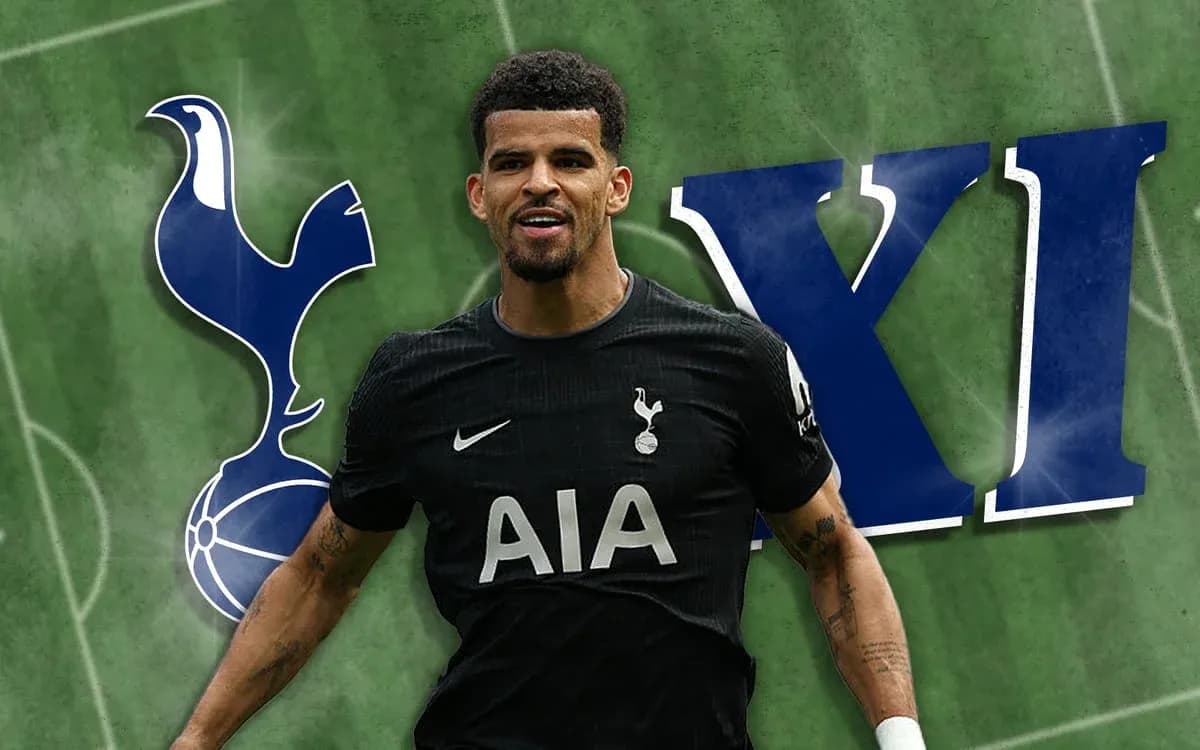 Player celebrating in Tottenham kit on green background Player celebrating in Tottenham kit on green background