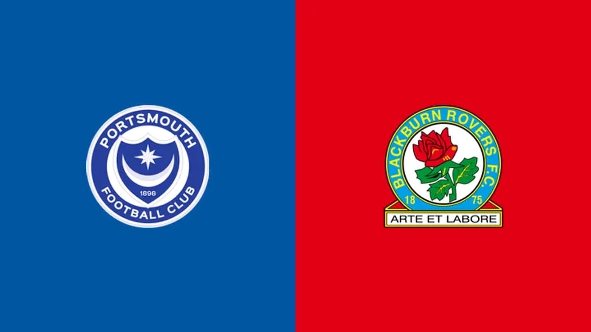 Logos of Portsmouth FC and Blackburn Rovers FC Logos of Portsmouth FC and Blackburn Rovers FC