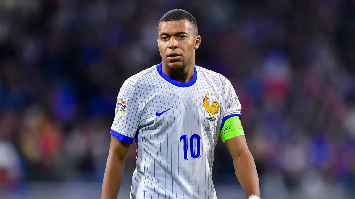Kylian Mbappé in France national team jersey Kylian Mbappé in France national team jersey