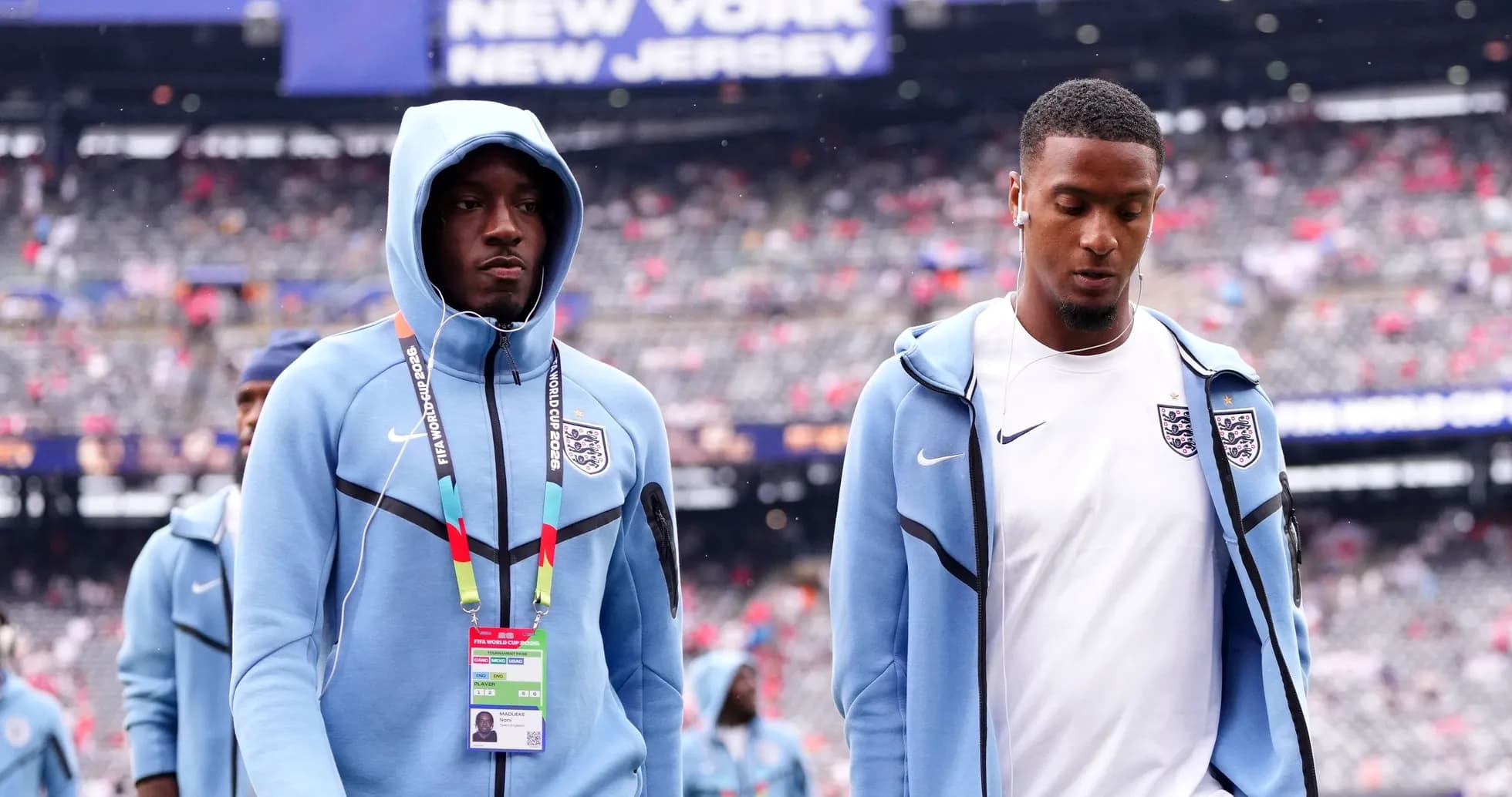 England players entering the stadium before match England players entering the stadium before match
