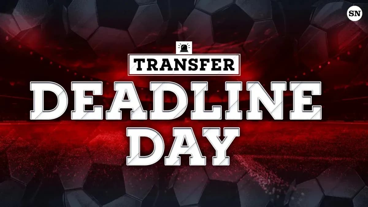 Graphic displaying 'Transfer Deadline Day' in bold text Graphic displaying 'Transfer Deadline Day' in bold text