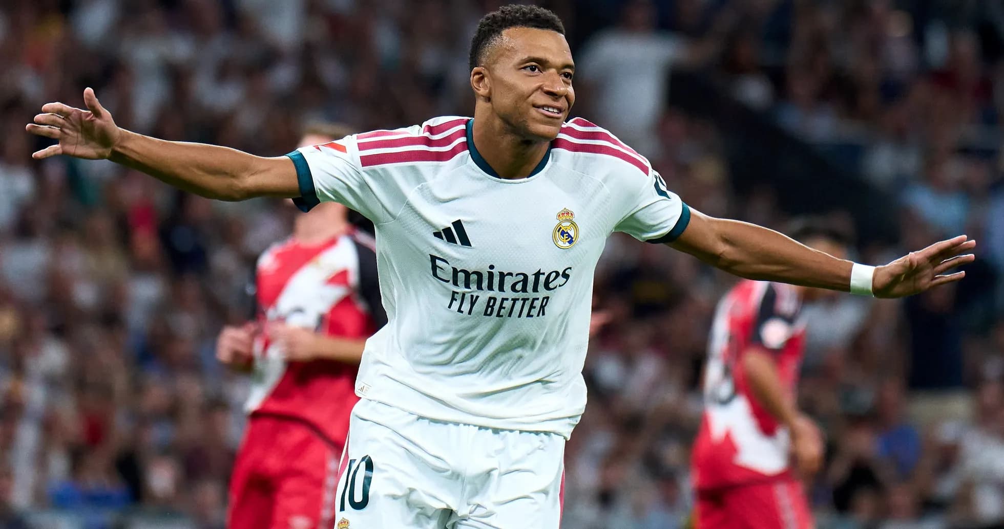 Player celebrating goal during match for Real Madrid Player celebrating goal during match for Real Madrid