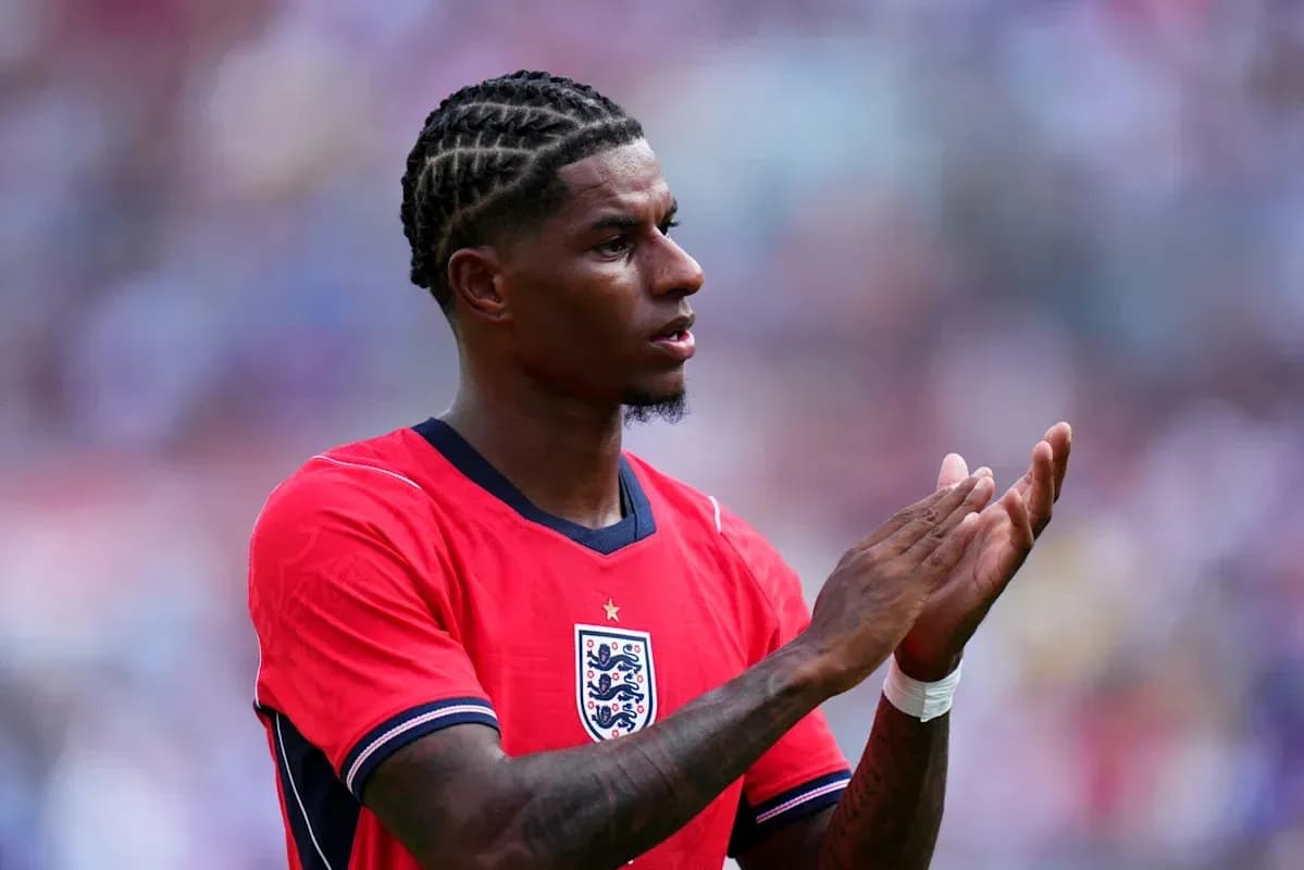 Player applauding while wearing England jersey Player applauding while wearing England jersey